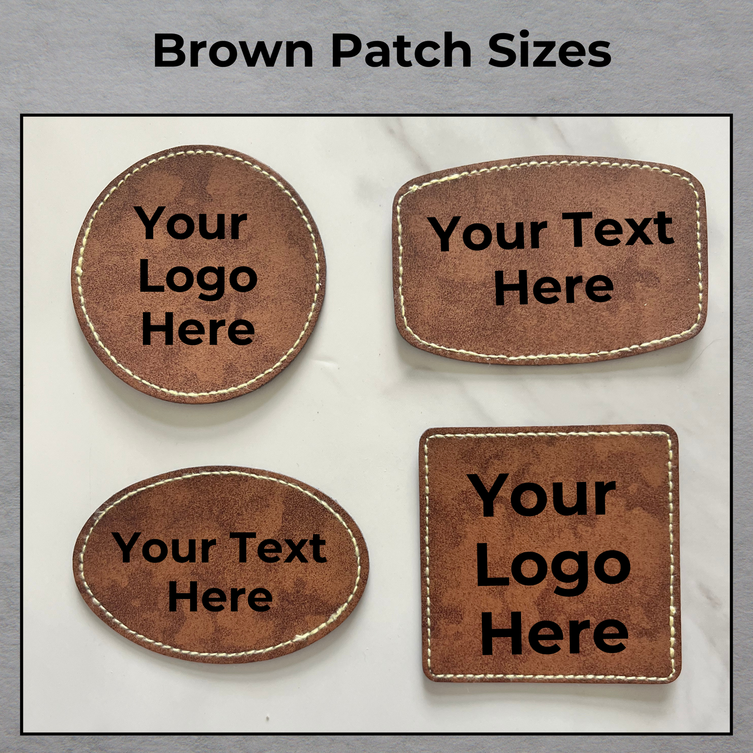 Custom Laser Engraved Iron-On Patches for Hats and Jackets