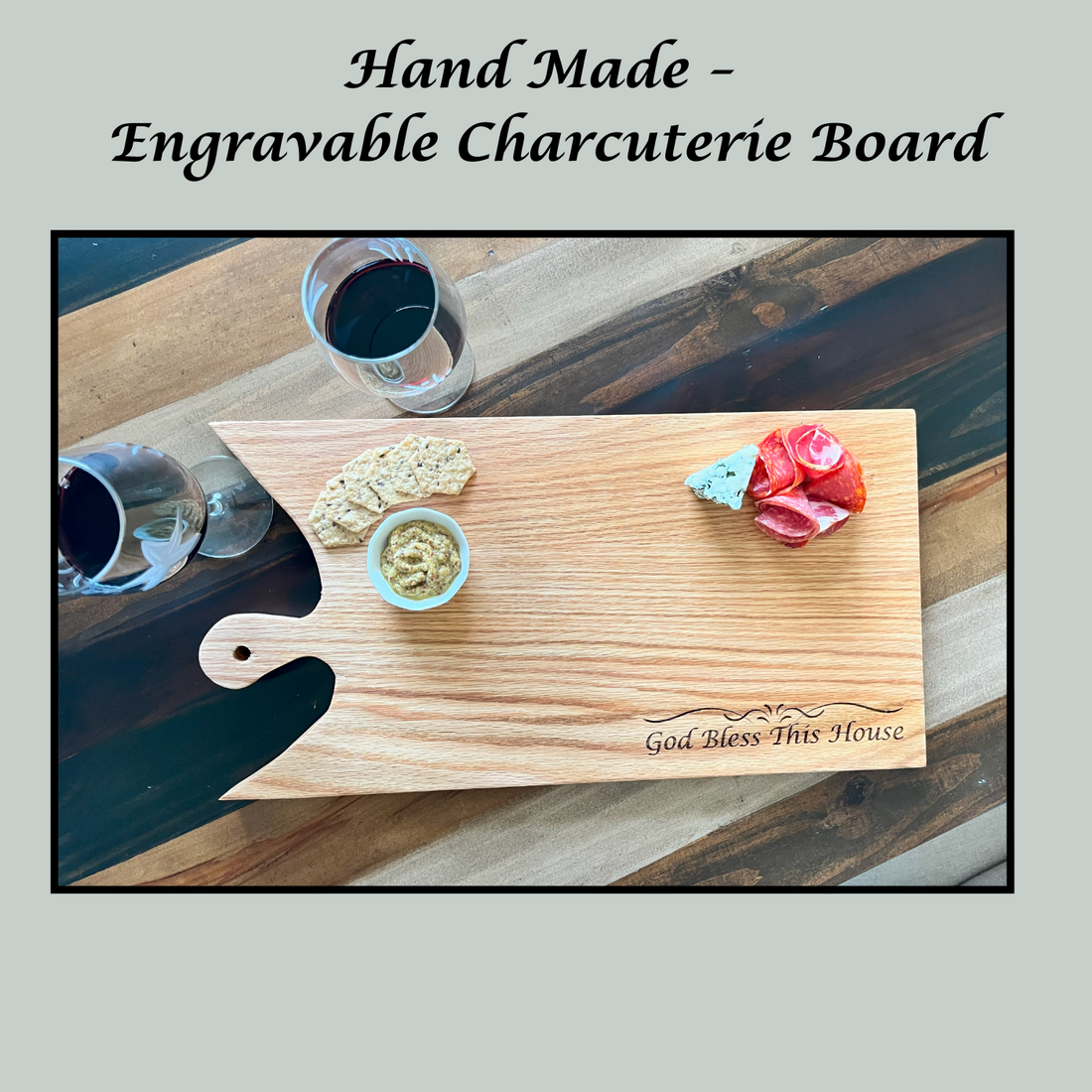 Customizable Charcuterie Board Engraved Charcuterie Board
