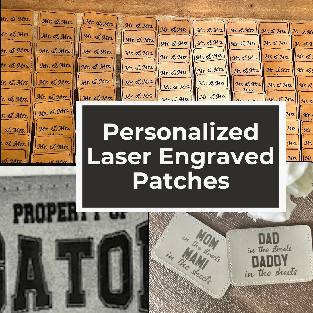 Custom Laser Engraved Iron-On Patches for Hats and Jackets