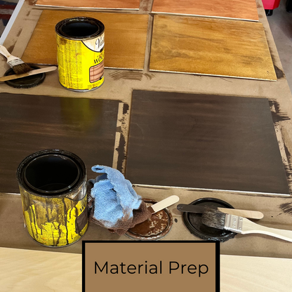 Material Prep photo used for Halloween Mantel Decor with Halloween Graveyard and Tombstone Layered Wood Design.