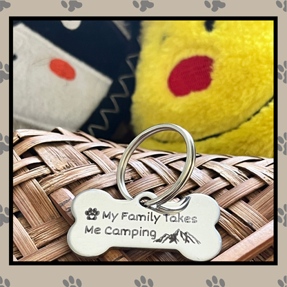 Deep engraved pet tags for your believed dog or cat! Super cute pet tag for your furry friend.