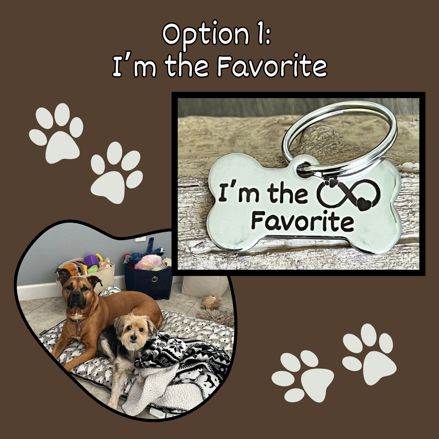 Deep Laser Engraved Pet Tag for Dog or Cat Personalized Pet Tags Custom Pet Tags