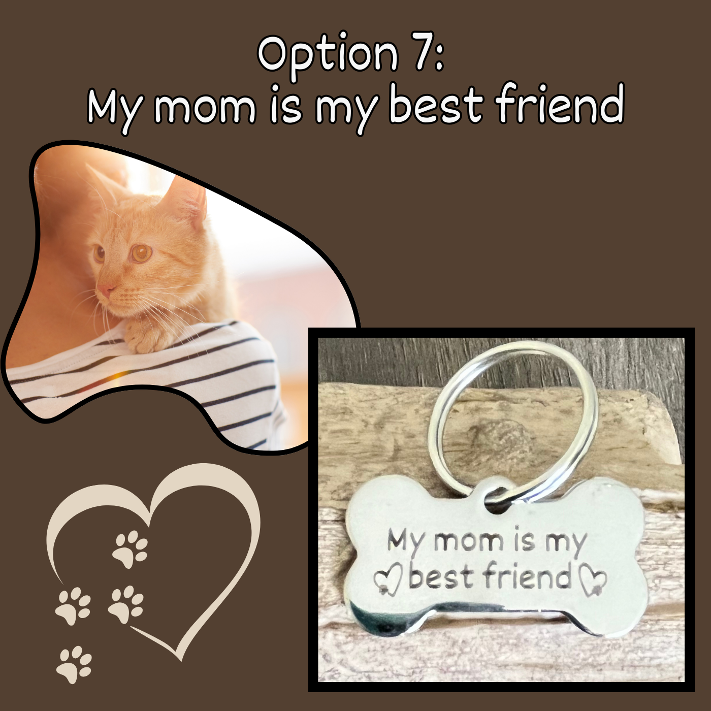 Deep Laser Engraved Pet Tag for Dog or Cat Personalized Pet Tags Custom Pet Tags