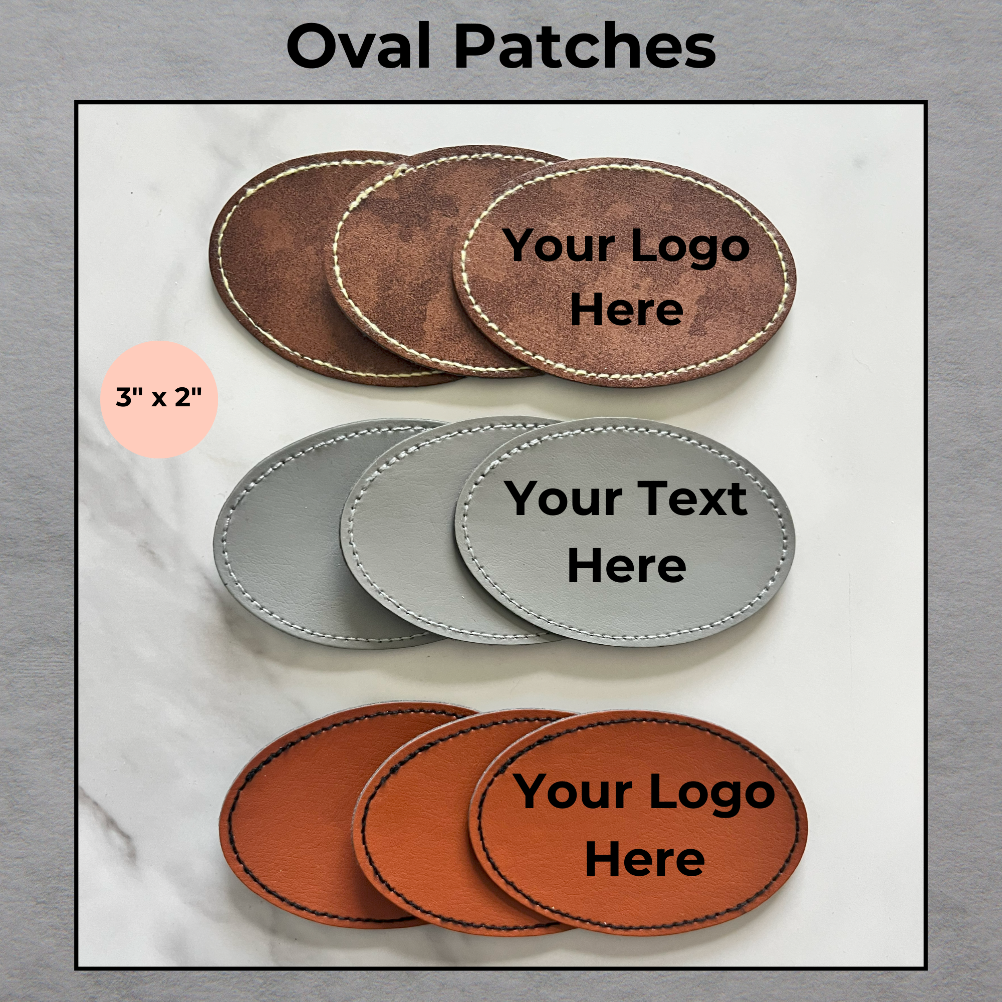 Custom Laser Engraved Iron-On Patches for Hats and Jackets