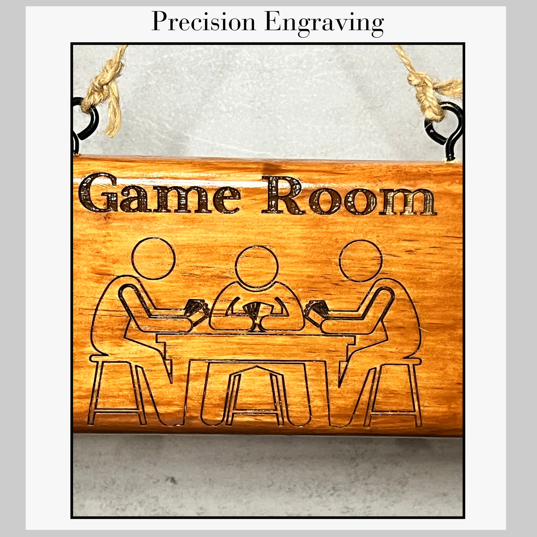 Engraved Sign - Game Room