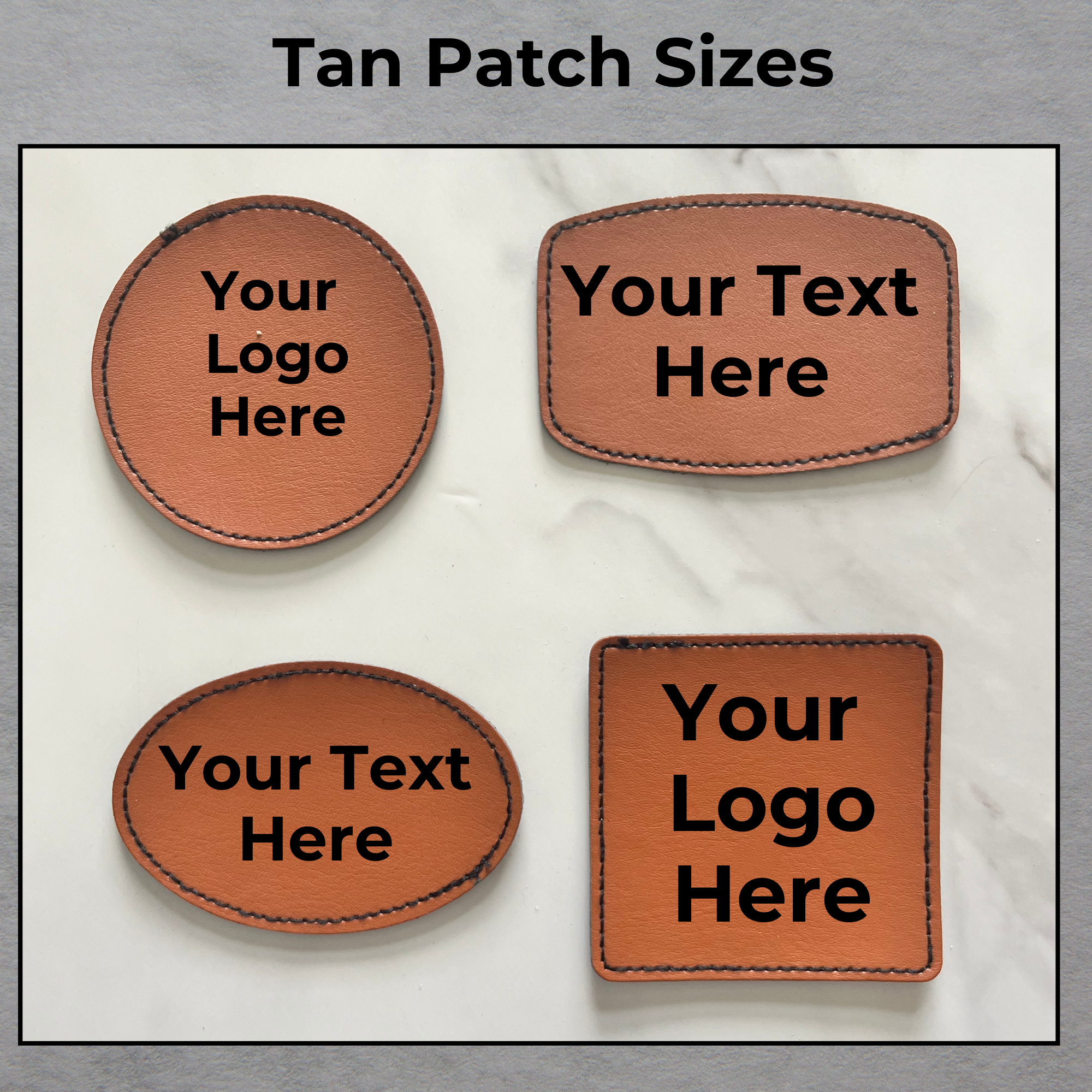 Custom Laser Engraved Iron-On Patches for Hats and Jackets