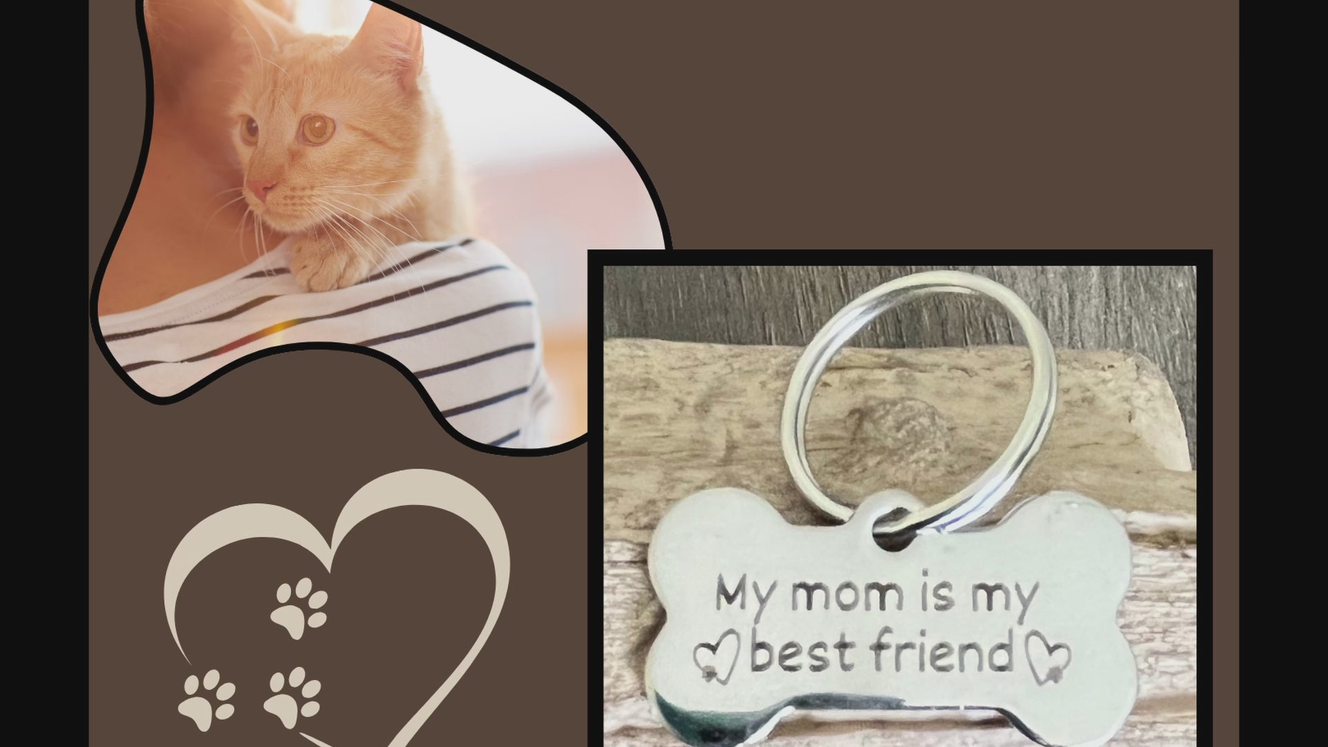 Deep Engraved Dog Tag Deep Engraved Cat Tag Personalized Tag for Pet