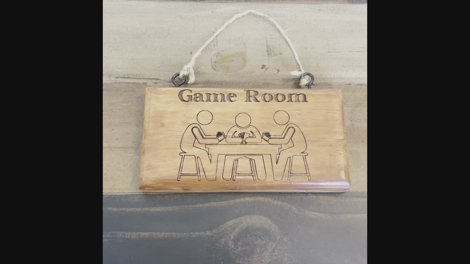 Engraved Sign - Game Room