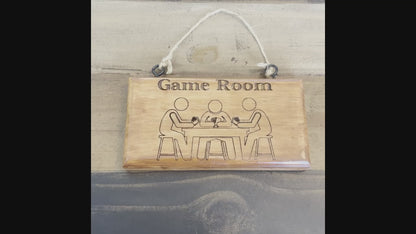 Engraved Sign - Game Room